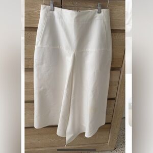 Elegant White Women's Tibi Skirt